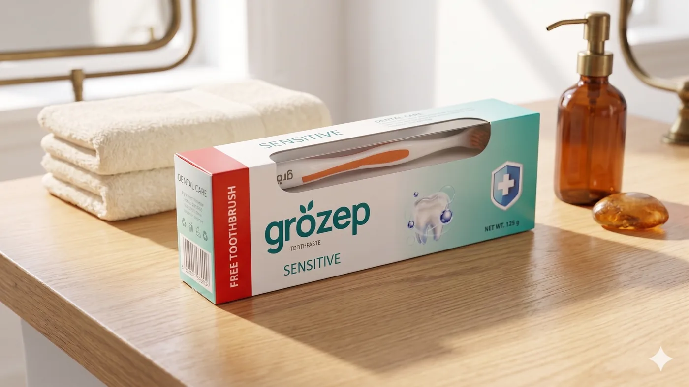 Grozep Sensitive Toothpaste alternate view